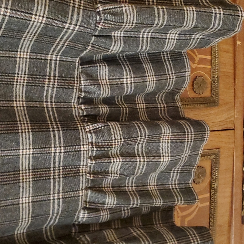 CUTE C.O.C 2X PLAID DRESS